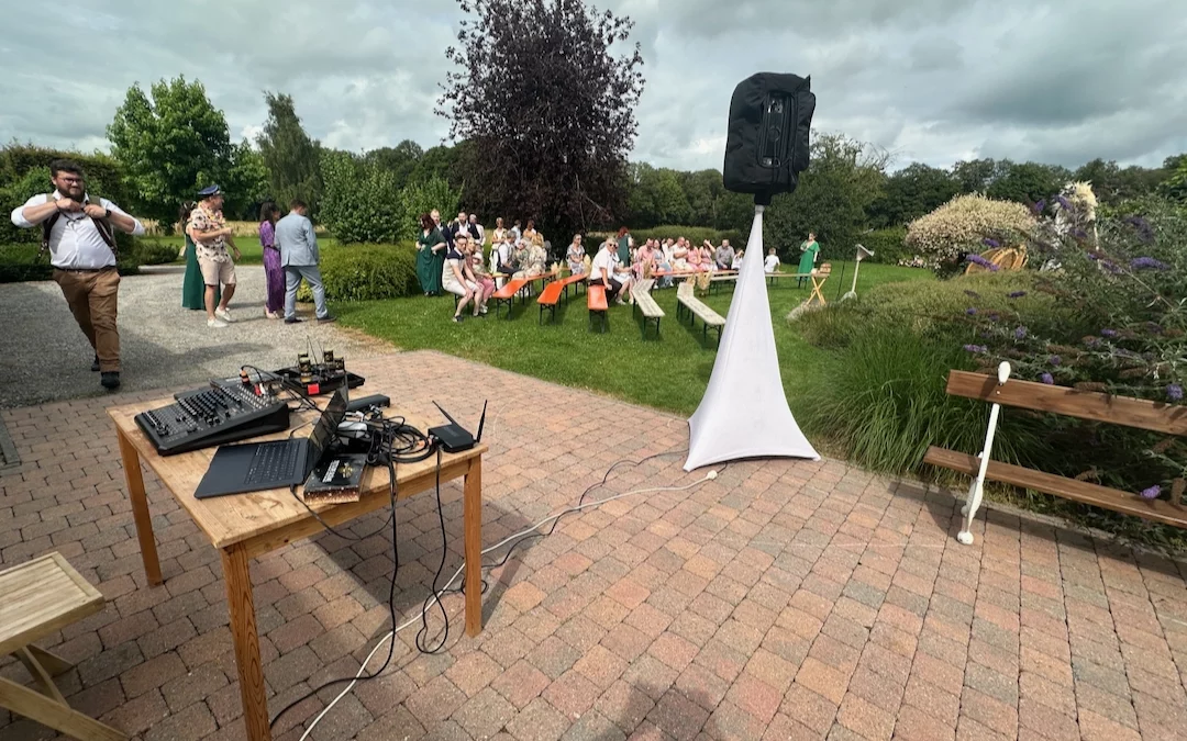 Installation sonore pour mariage dans les Ardennes